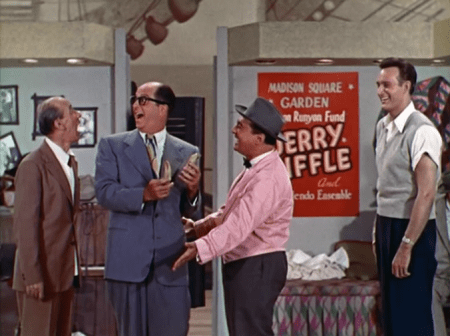 Phil Silvers in "Top Banana" (Photo from Forgotten Films Blog)