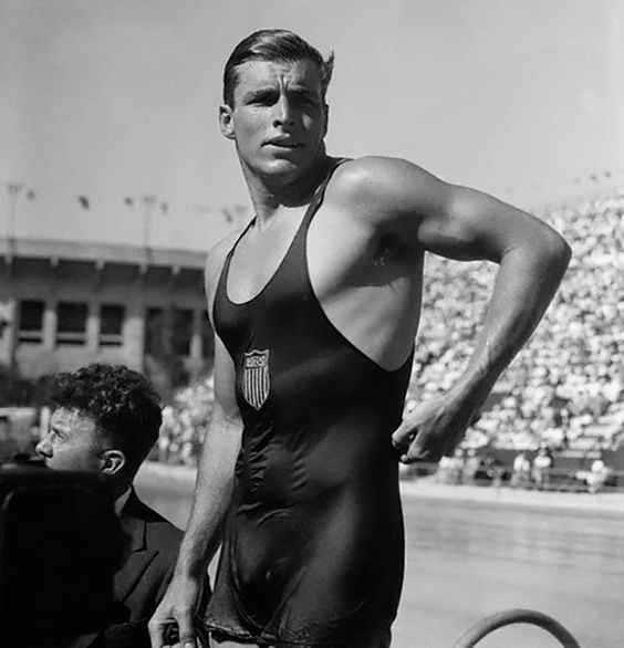 Buster Crabbe at the 1932 Olympics