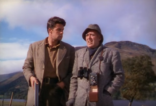 Bill Travers and Allistair Sim in "Geordie." 
