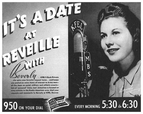 Advertisement for Jean Ruth Hay's radio show.