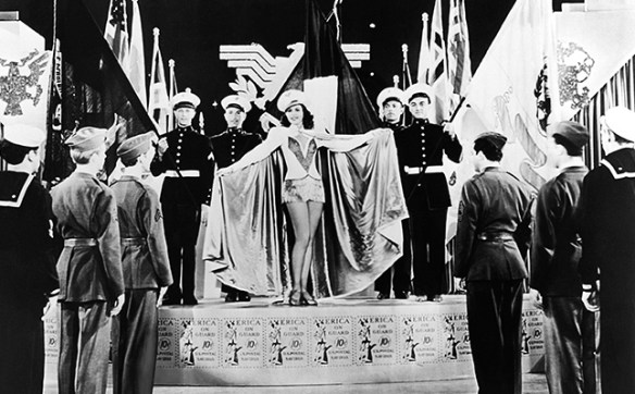 Ann Miller in her tap dancing finale. 