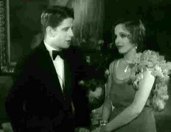 Rudy Vallee and Sally Blane in "Vagabond Lover"