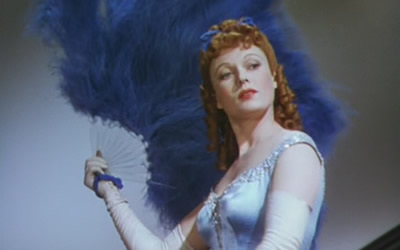 Anna Neagle after the black and white film turns to color for a brief segment. 