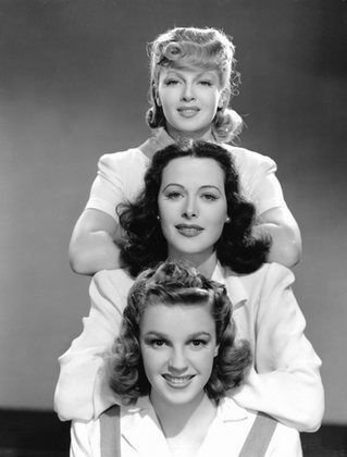 Publicity still of Lana Turner, Hedy Lamarr and Judy Garland 