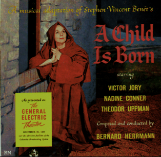 Album cover for the 1955 version of "A Child is Born"