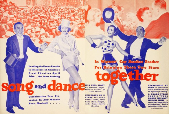 Advertisement for Ruby Keeler and Al Jolson on-screen together for the first (and only) time