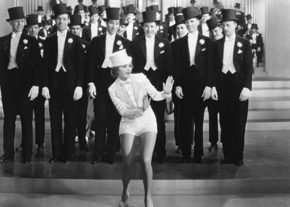 Keeler dancing in "Go Into Your Dance." It doesn't seem like she dances very much in this film. 