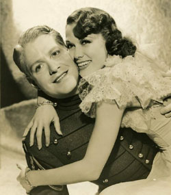 Nelson Eddy and Eleanor Powell in a publicity still for "Rosalie"