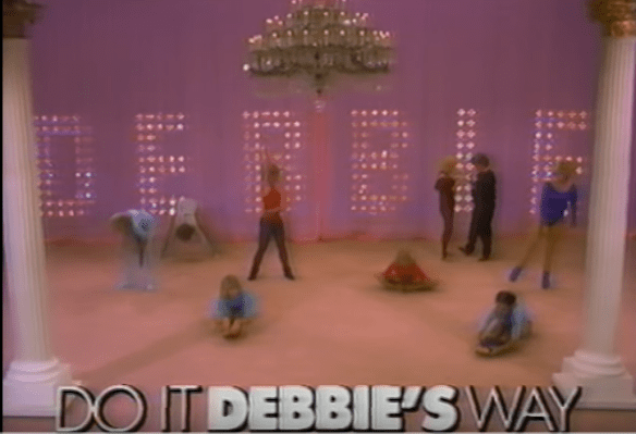 Debbie Reynolds' glamorous workout set