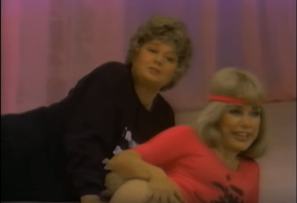 Shelley Winters and Terry Moore