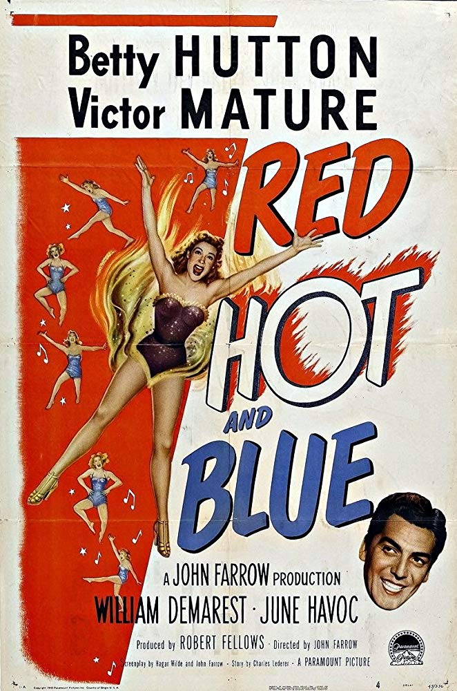 Musical Monday: Red, Hot and Blue (1949) – Comet Over Hollywood