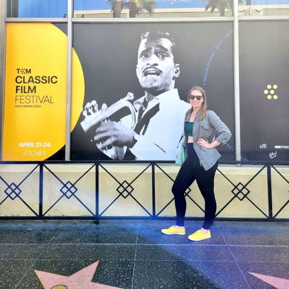 Jessica Pickens standing in front of a TCM