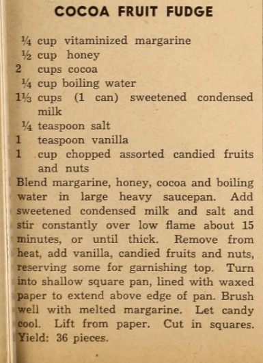 margaret obrien_cocoa fudge